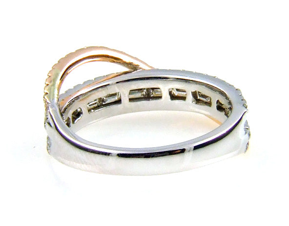 Natural 1.00ct Diamond Ring in 14KT White Gold