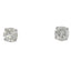 Pendientes de diamante natural de 0.75ct en oro blanco de 14KT