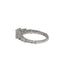 Natural Cubic Zirconia Sterling Silver Engagement Ring