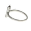 Genuine .30ct Ruby and Diamond Ring in 14KT White Gold