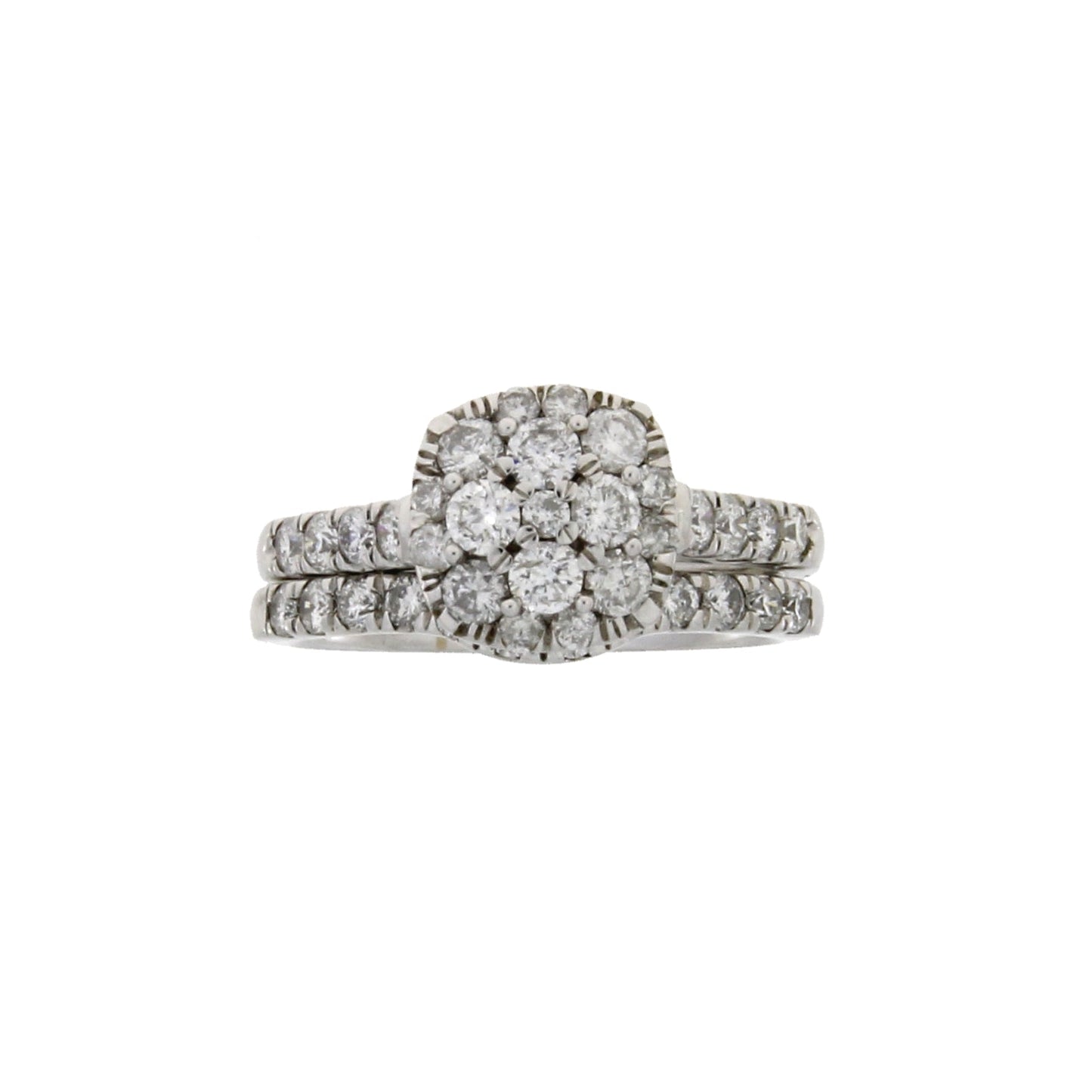 1.30ct Diamond Engagement Ring Set in 10KT White Gold