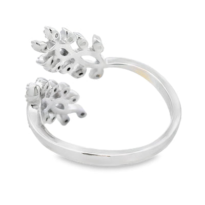 Genuine .10ct Diamond Ring in Sterling Silver