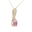 .02ct Ruby Diamond Pendant in 10KT Yellow Gold