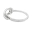 Bague en diamant de 0,21 ct en argent sterling
