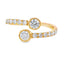 Genuine .81ct Lab Grown Diamond Ring in 14KT Yellow Gold