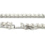 45.00ct Moissanite Tennis Necklace in Sterling Silver