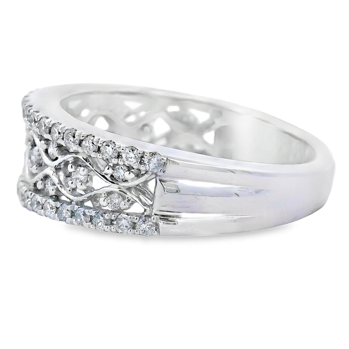 .50ct Diamond Fashion Band Ring in 10KT White Gold