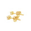 .25ct Lab Grown Diamond Stud Earrings in 14KT Yellow Gold