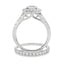 Lab Grown Diamond Engagement Ring Set in 10KT White Gold