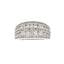Bague de mariage en diamant de 1,00 ct en or blanc 10KT