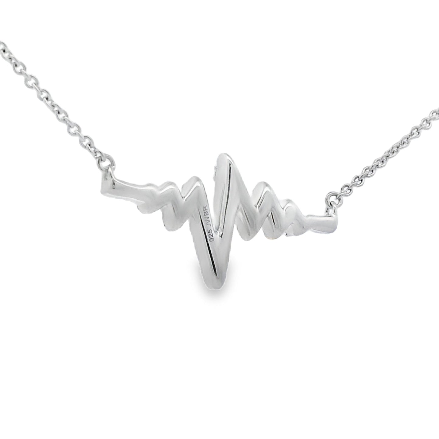 Genuine .17ct Diamond Fashion Pendant in Sterling Silver