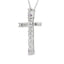 .50ct Amethyst Cross Pendant in Sterling Silver