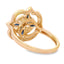 Genuine .88ct Sapphire and Diamond Ring in 14KT Yellow Gold