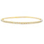 Genuine 1.00ct Diamond Bangle Bracelet in 14KT Yellow Gold