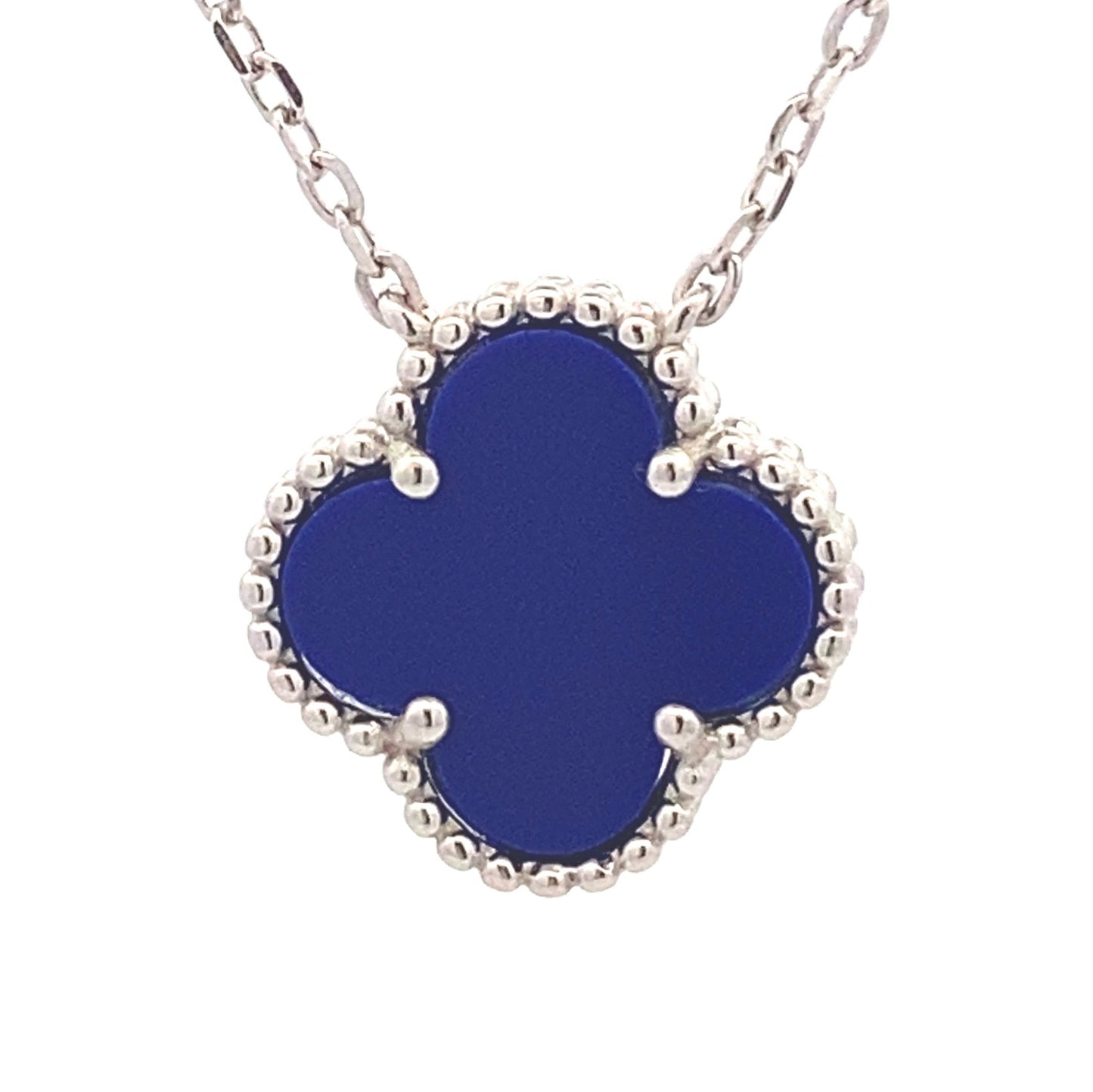 Pendentif de mode en lapis-lazuli naturel en argent sterling