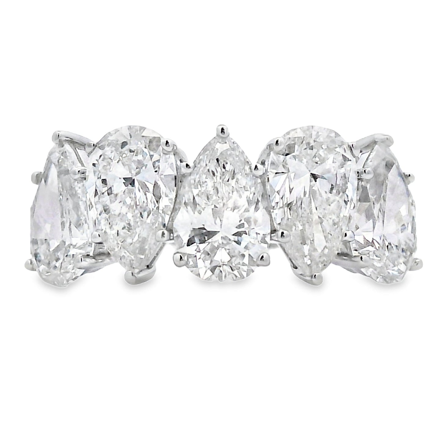 Bague de mariage en diamant cultivé en laboratoire en or blanc 10KT