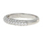 Bague de mariage élégante en zircon cubique en argent sterling