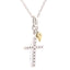.15ct Diamond Cross Pendant in Sterling Silver
