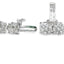 Lab Grown Diamond Tennis Bracelet in 10KT White Gold