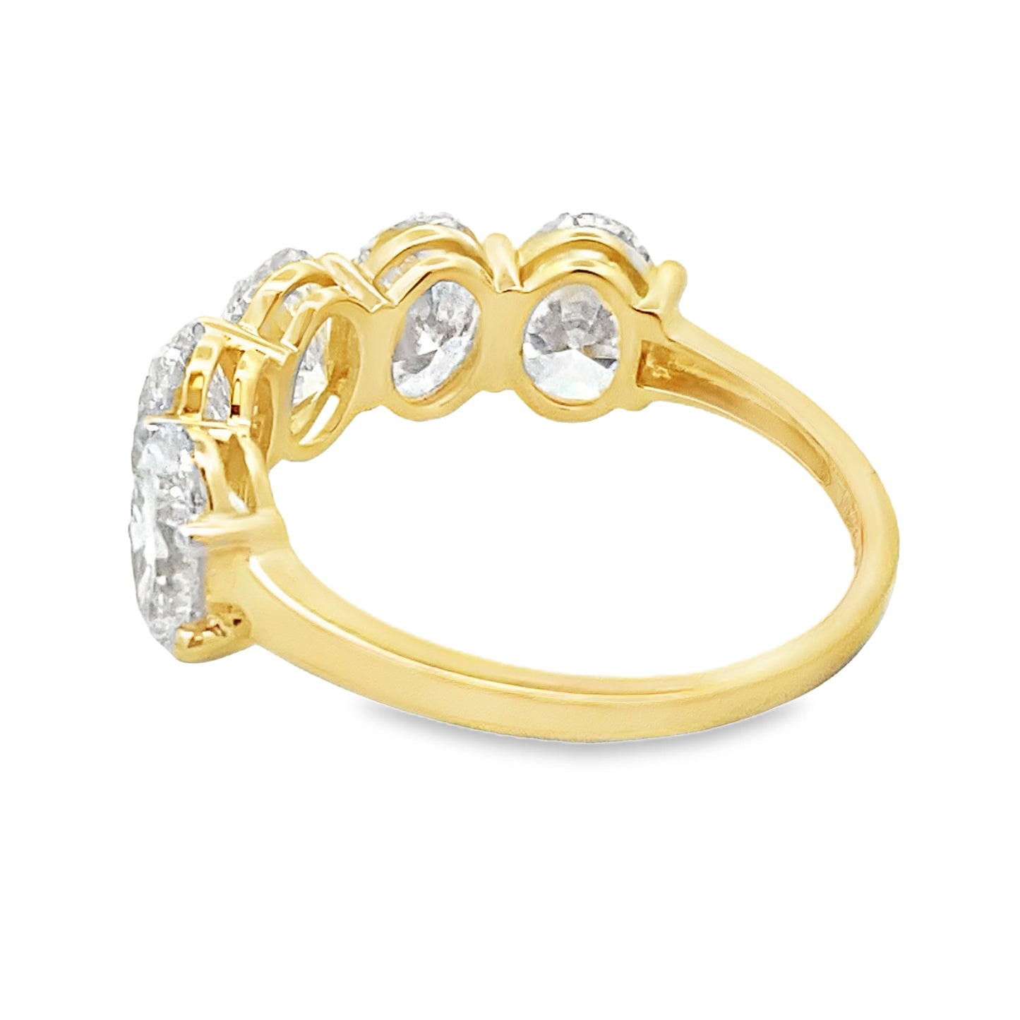 Lab Grown Diamond Wedding Band in 10KT Yellow Gold