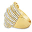 Bague en diamant naturel de 2,75 ct en or jaune 14KT