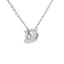 1.00ct Lab Grown Diamond Pendant in Sterling Silver