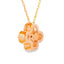 .01ct Pendentif en Opale et Diamant en Or Jaune 14KT