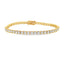 Bracelet de tennis en diamant naturel de 5,50 ct en or jaune 18KT