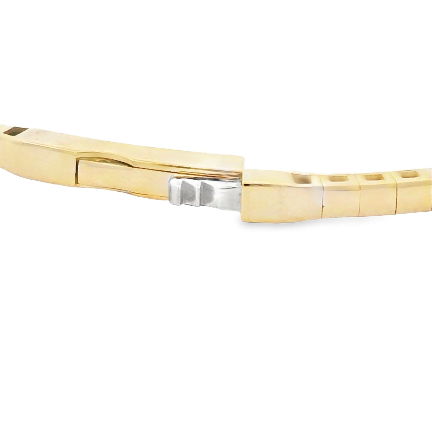 Genuine 1.00ct Diamond Bangle Bracelet in 14KT Yellow Gold