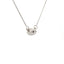 .14ct Colgante de Rubí y Diamante en Oro Blanco de 14KT