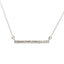 Pendentif de mode en diamant naturel en or blanc 14KT