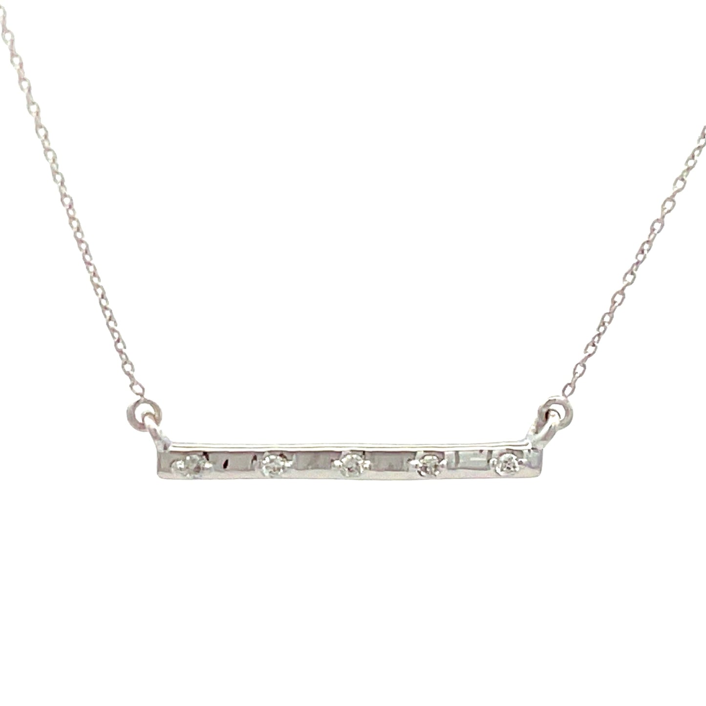 Pendentif de mode en diamant naturel en or blanc 14KT