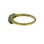 Emerald Diamond Fashion Band Ring in 10KT Yellow Gold