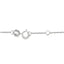 Natural Ruby and Diamond Bracelet in 14KT White Gold