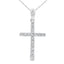 .30ct Diamond Cross Pendant in 14KT White Gold