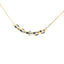 Pendentif de mode en diamant saphir en or jaune 10KT