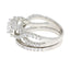 Bague de fiançailles en argent sterling avec zircon cubique naturel CZ