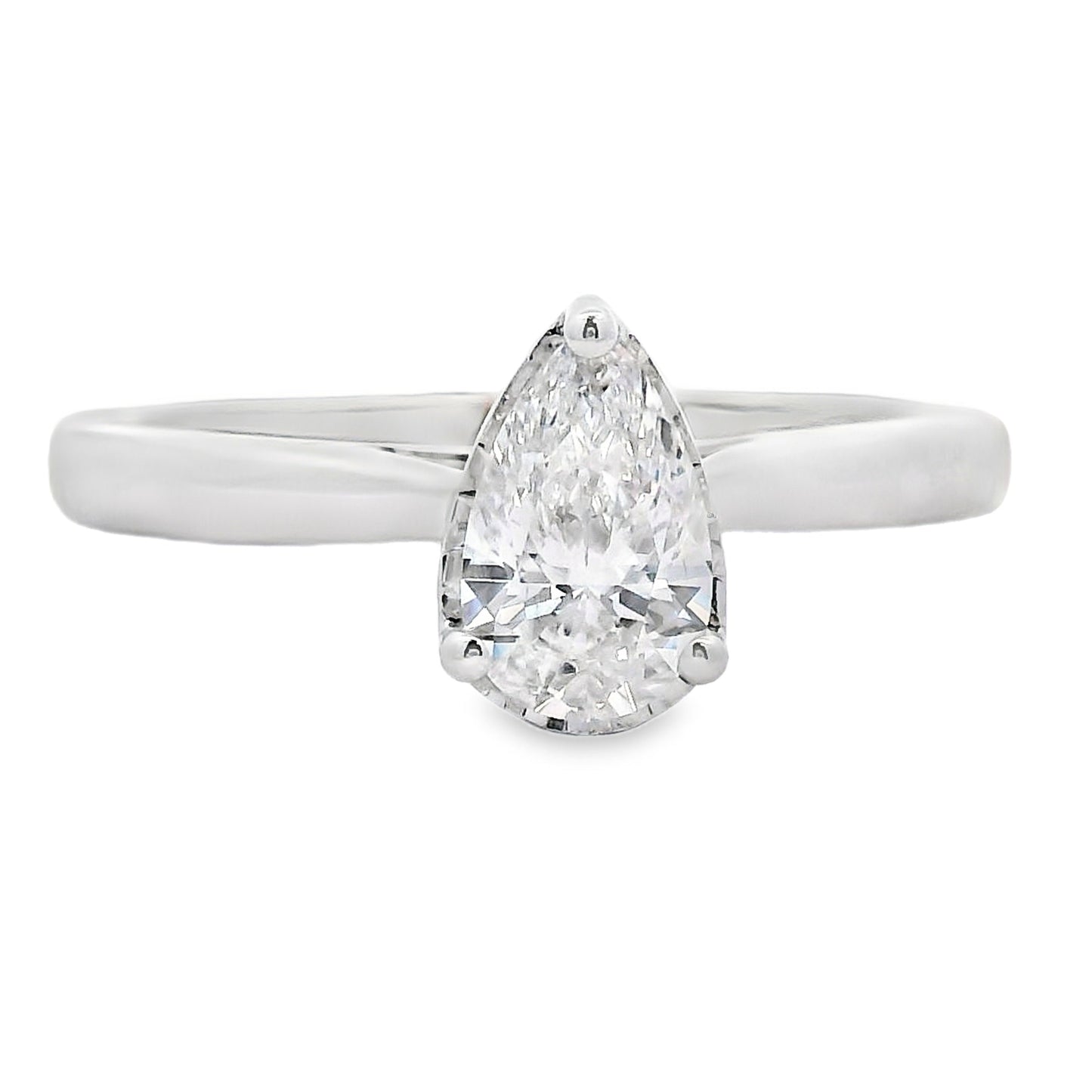 Natural .50ct Lab Grown Diamond in 10KT White Gold