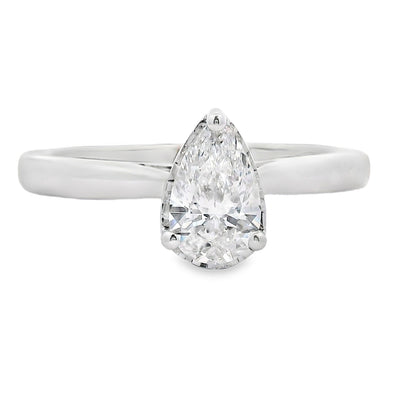 Diamante Natural de .50ct Creado en Laboratorio en Oro Blanco de 10KT
