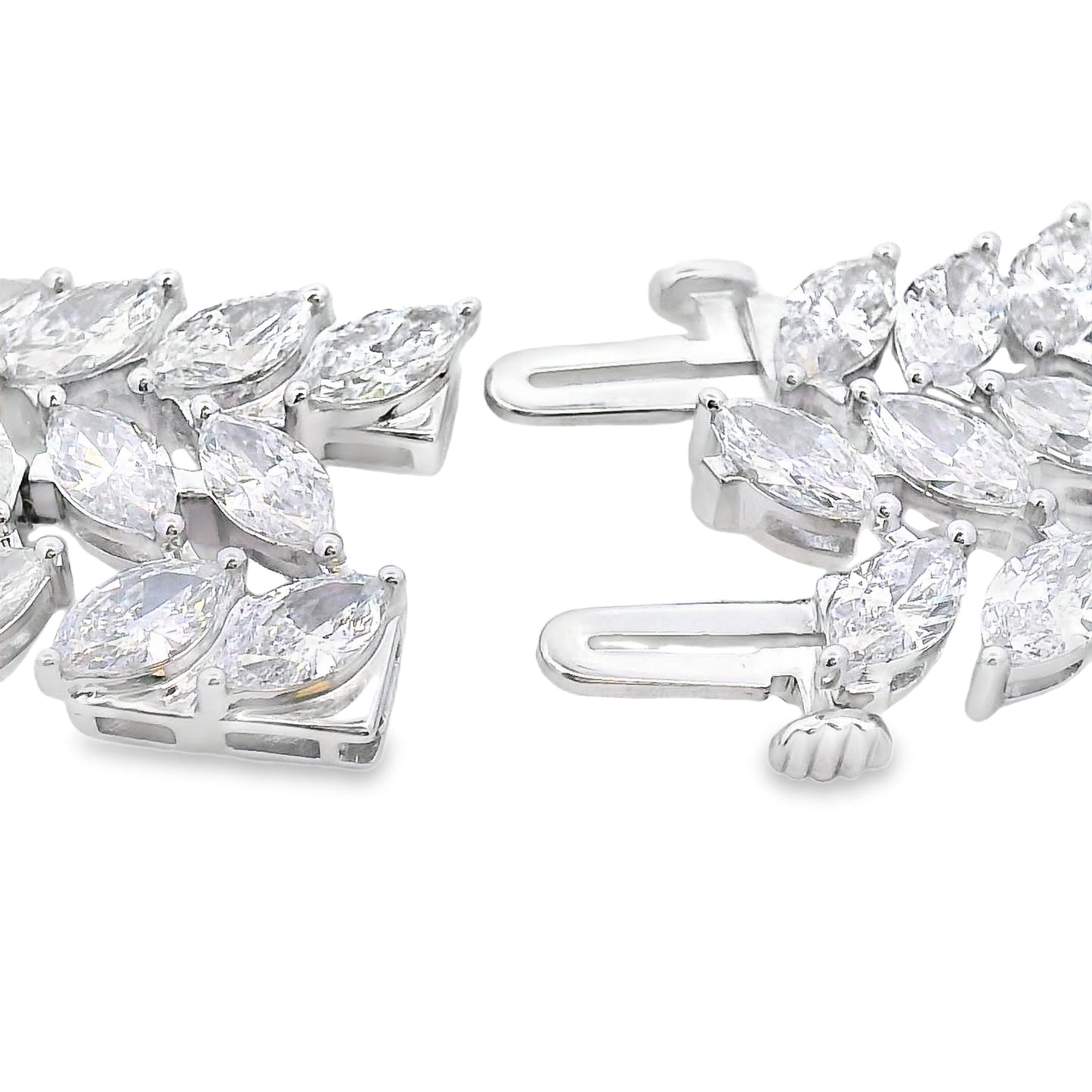 Lab Grown Diamond Tennis Bracelet in 14KT White Gold