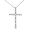 .11ct Diamond Cross Pendant in 14KT White Gold