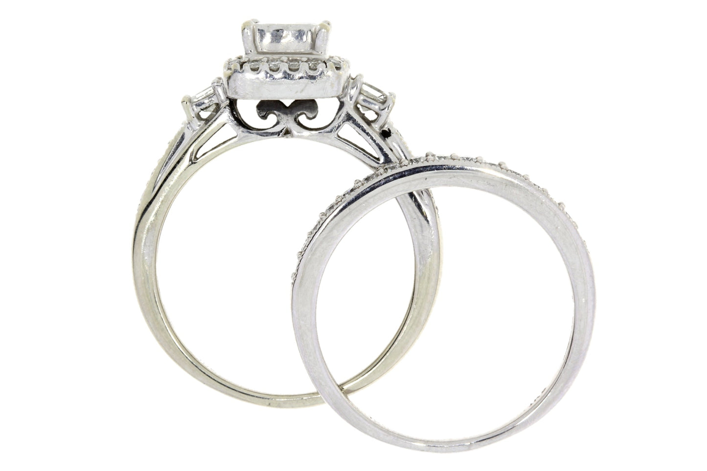 1.00ct Diamond Engagement Ring Set in 10KT White Gold