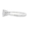 Diamant de laboratoire véritable de 1,12 ct en or blanc 10KT