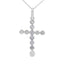.31ct Diamond Cross Pendant in 14KT White Gold