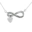 Natural Diamond Fashion Pendant in Sterling Silver