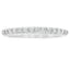Natural .25ct Diamond Wedding Band Ring in 14KT White Gold