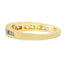 Anillo de boda de diamante de .35ct en oro amarillo de 14KT