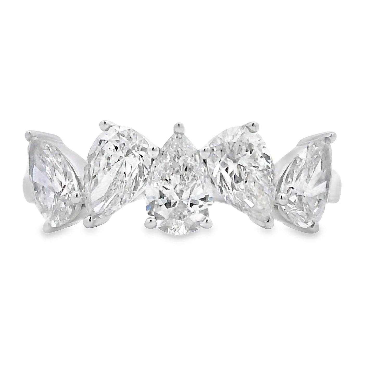 Lab Grown Diamond Wedding Band Ring in 10KT White Gold