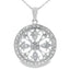 Natural .25ct Diamond Fashion Pendant in Sterling Silver
