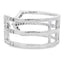 Anillo de Diamante Genuino de 0.50ct en Oro Blanco de 10KT